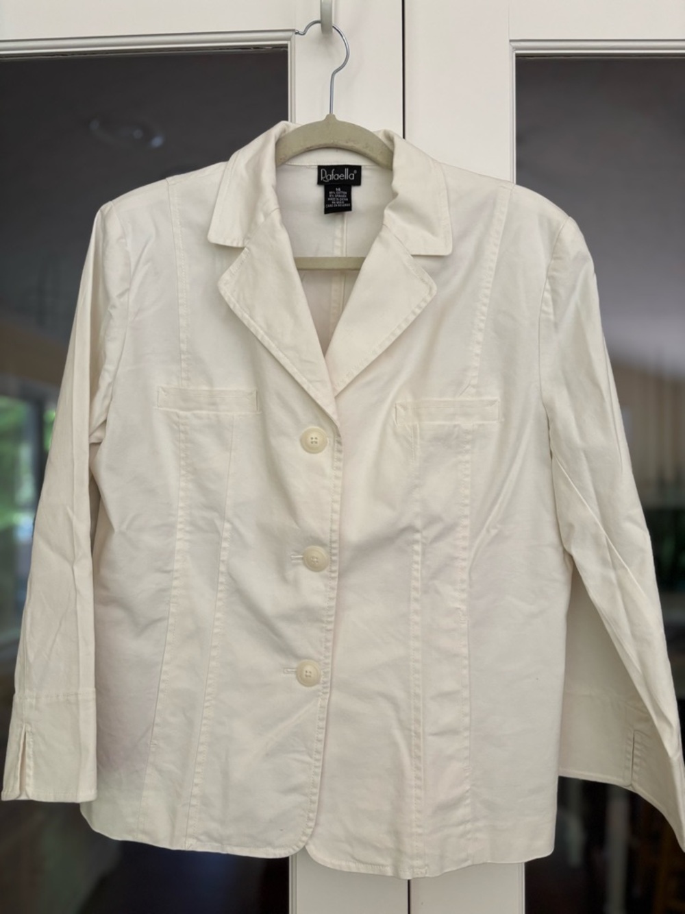 Rafaella White Tailored Blazer Vintage
